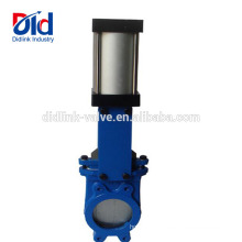 Pneumatic Actuated Baker 3 Stainless Steel Ss Ductile Iron 5 Inch Knife Gate Valve Wafer Type